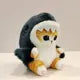 20cm Cute Shark Cat &amp; Fried Shrimp Cat Plush Doll Pendant