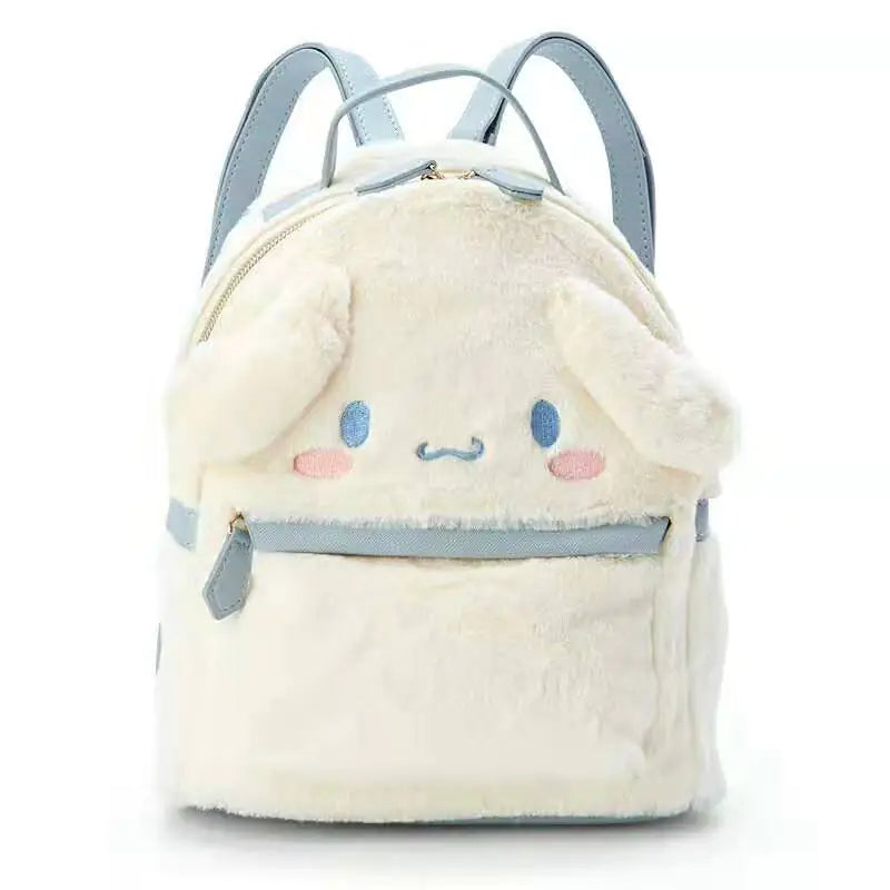 Cotton Plush Furry Backpack