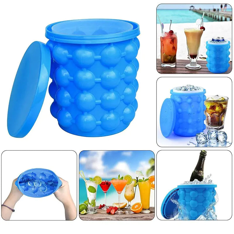 Large Silicone Wine Ice Bucket