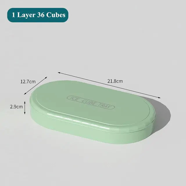 Ice Cube Tray with Lid &amp; Bin