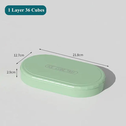 Ice Cube Tray with Lid &amp; Bin