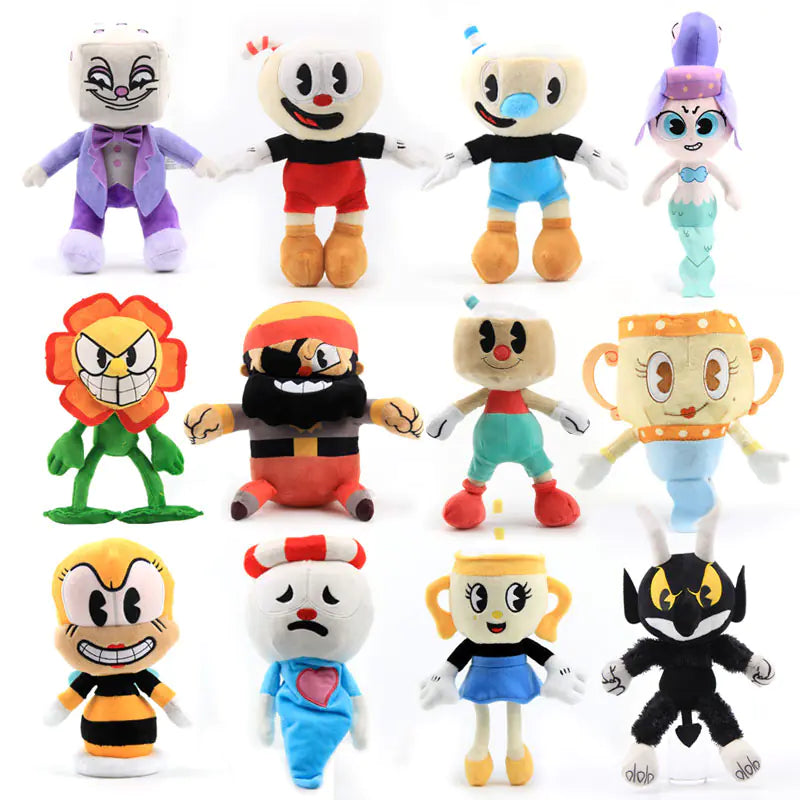 13 style Cuphead Plush Doll Toys