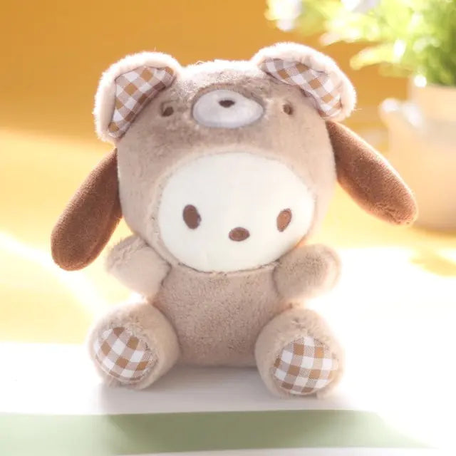 Bear Plush Keychain Cinnamon Roll