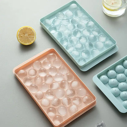 1pc Colorful Round Rhombus Ice Mould