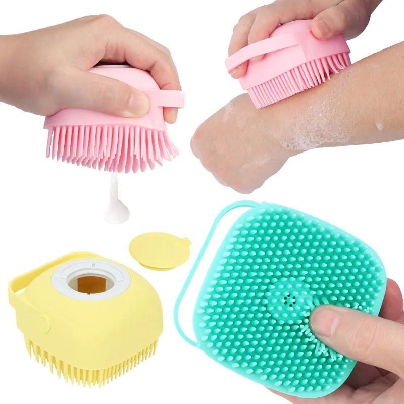 Silicone Head Massage Brush: Versatile Bathroom Essential