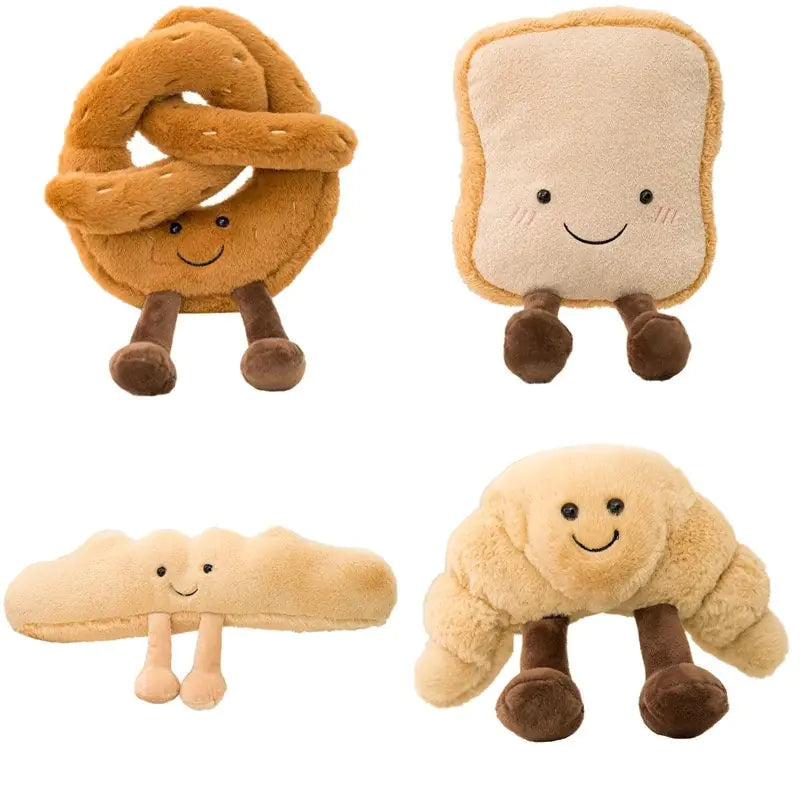 Cartoon Figure Bread Plush Toy