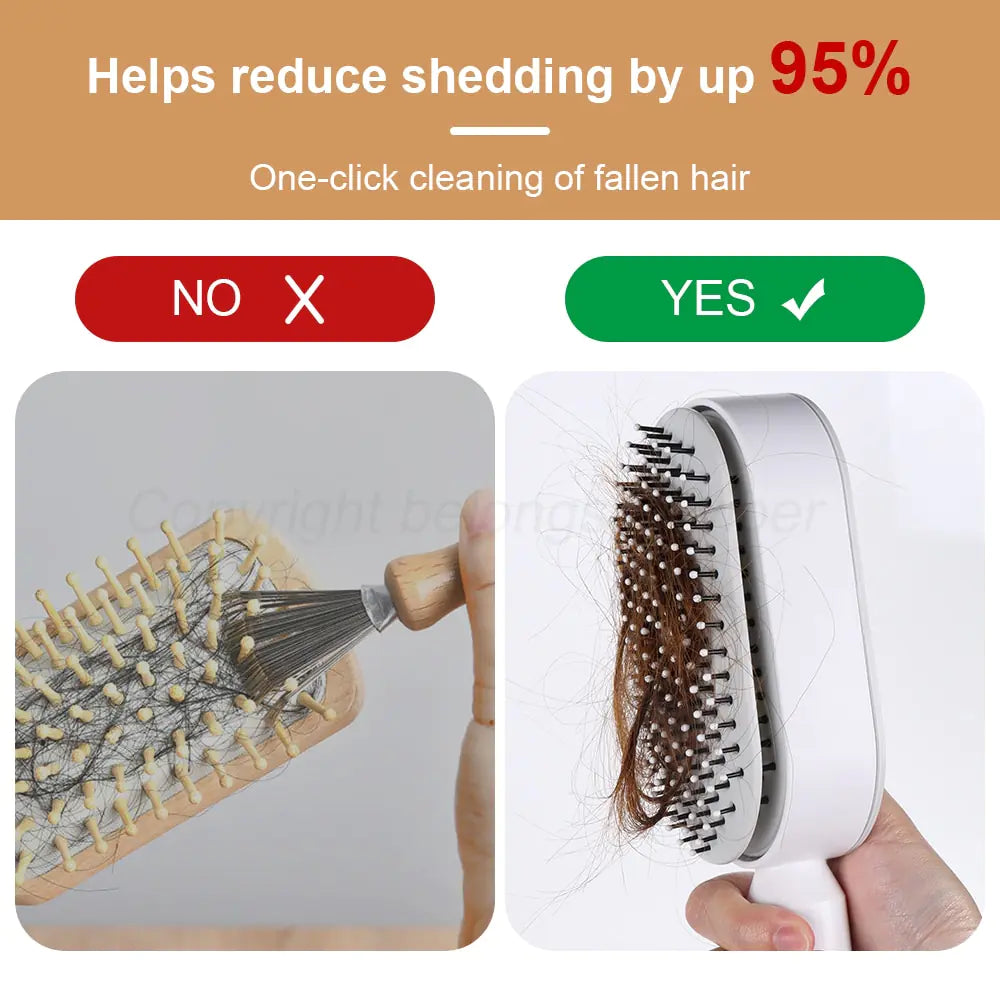 Self Cleaning Hair Brush