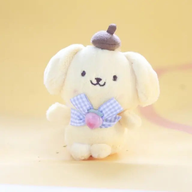 Bear Plush Keychain Cinnamon Roll