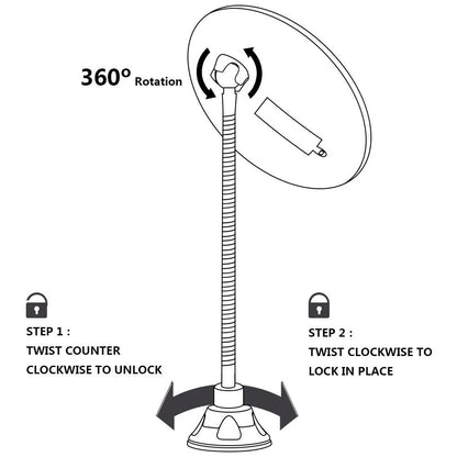 Flexible Vanity Mirror